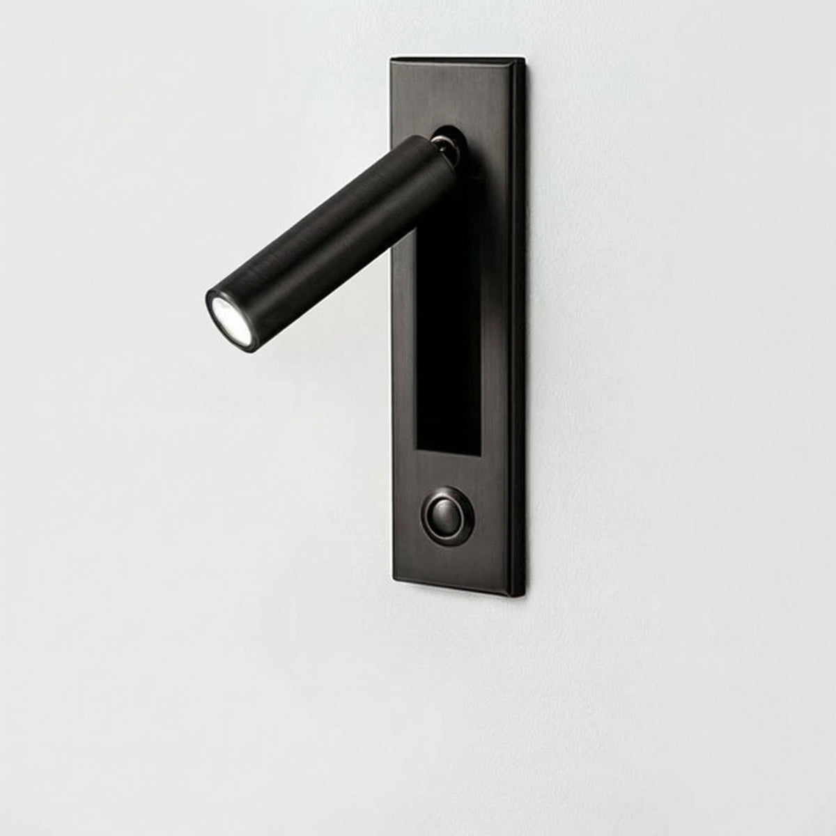 Minimalist LED Reading Wall Lamp with Adjustable Spotlight