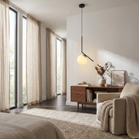 Nordic Black Geometric Pendant Light
