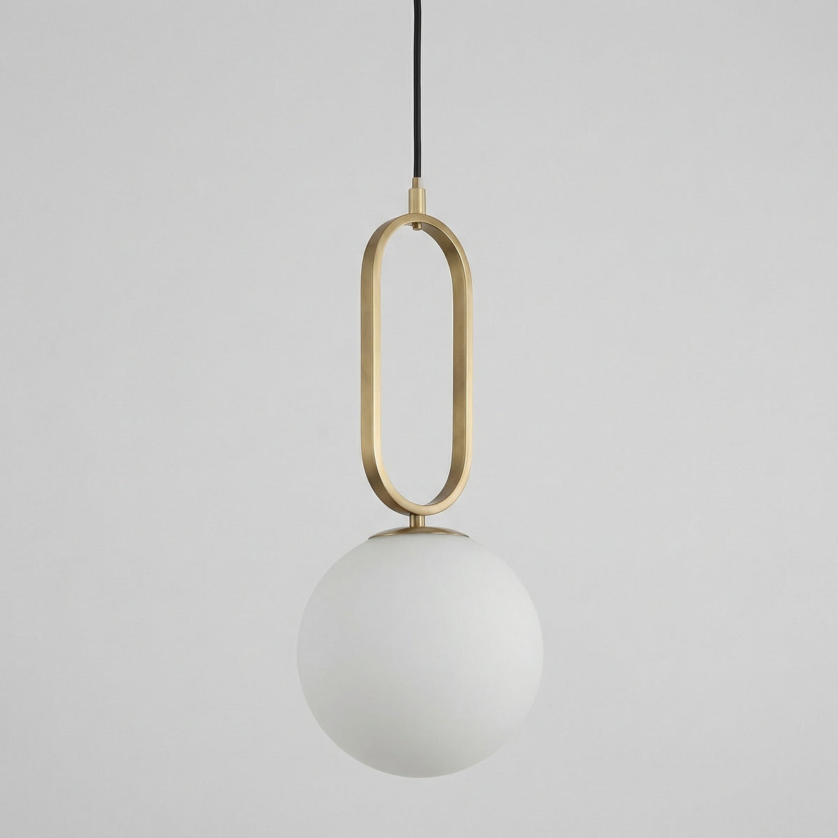 Nordic Gold Glass Globe Pendant Light