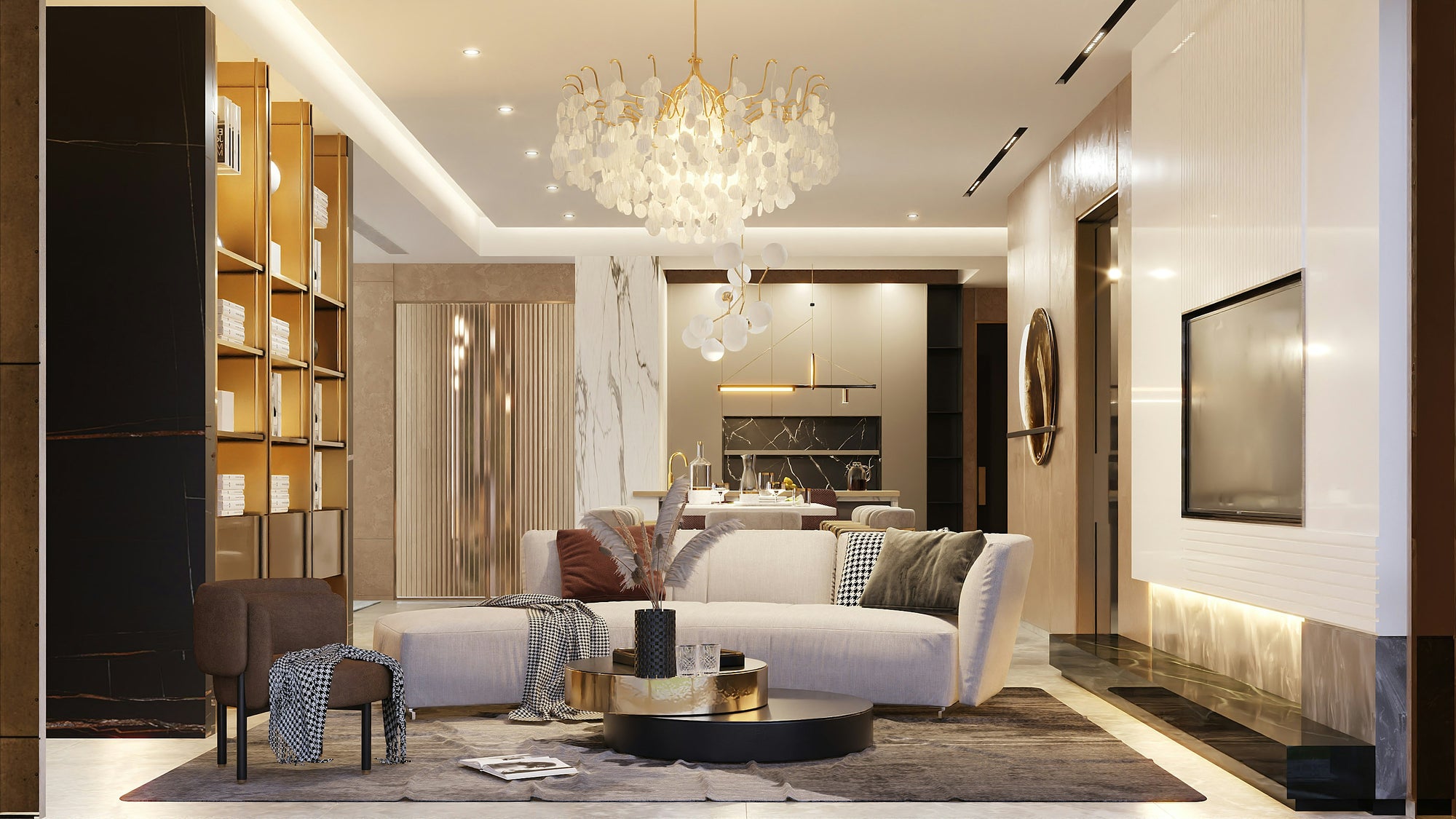 Light that defines a room.