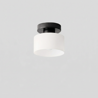 Modern Amber Glass Ceiling Light