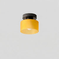Modern Amber Glass Ceiling Light