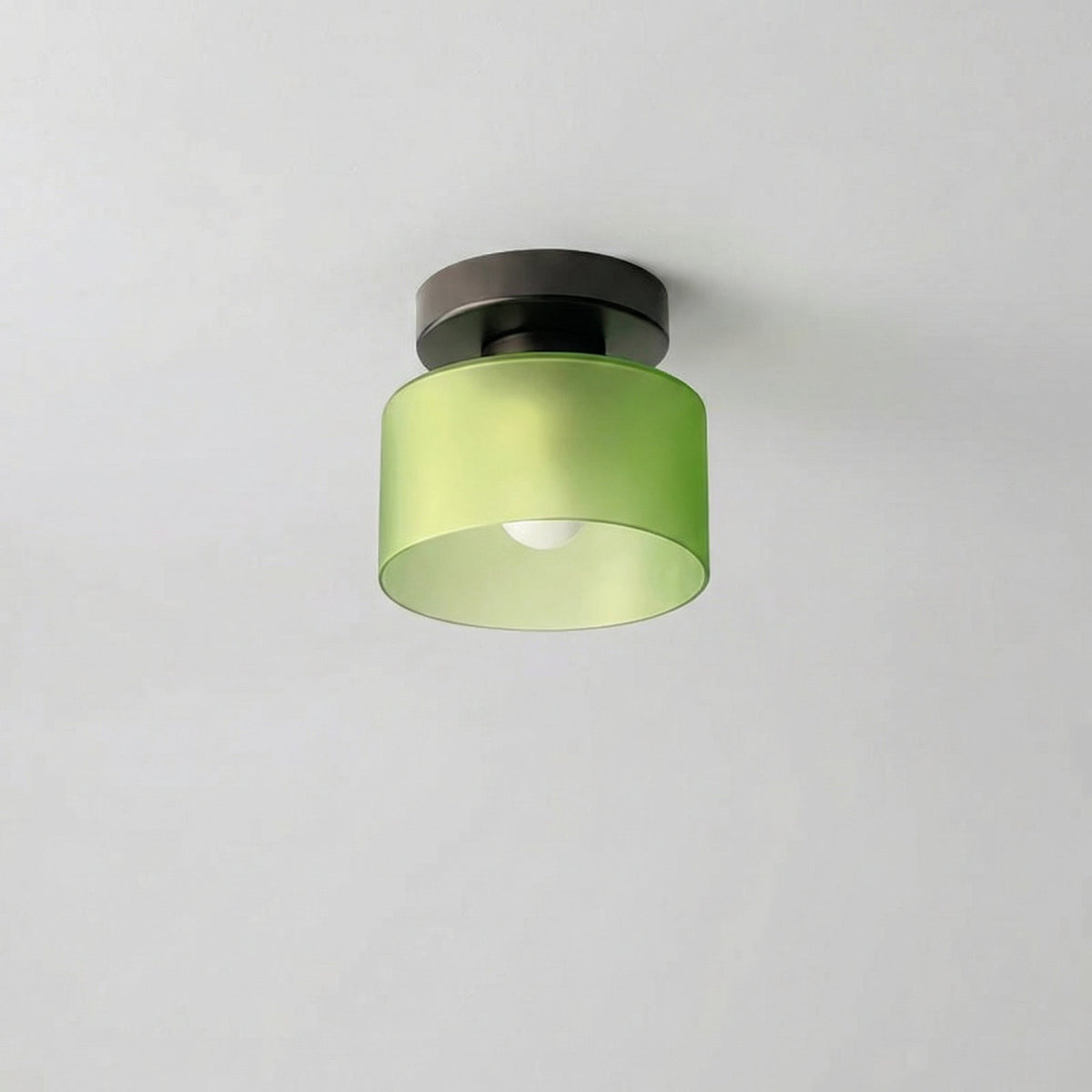 Modern Amber Glass Ceiling Light