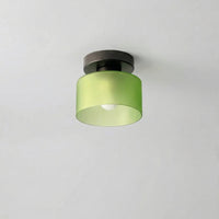Modern Amber Glass Ceiling Light