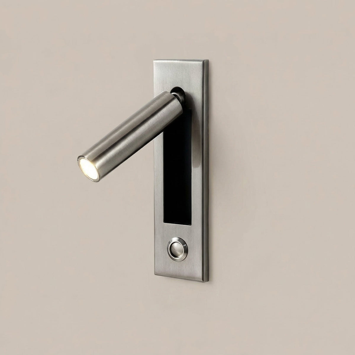 Minimalist LED Reading Wall Lamp with Adjustable Spotlight