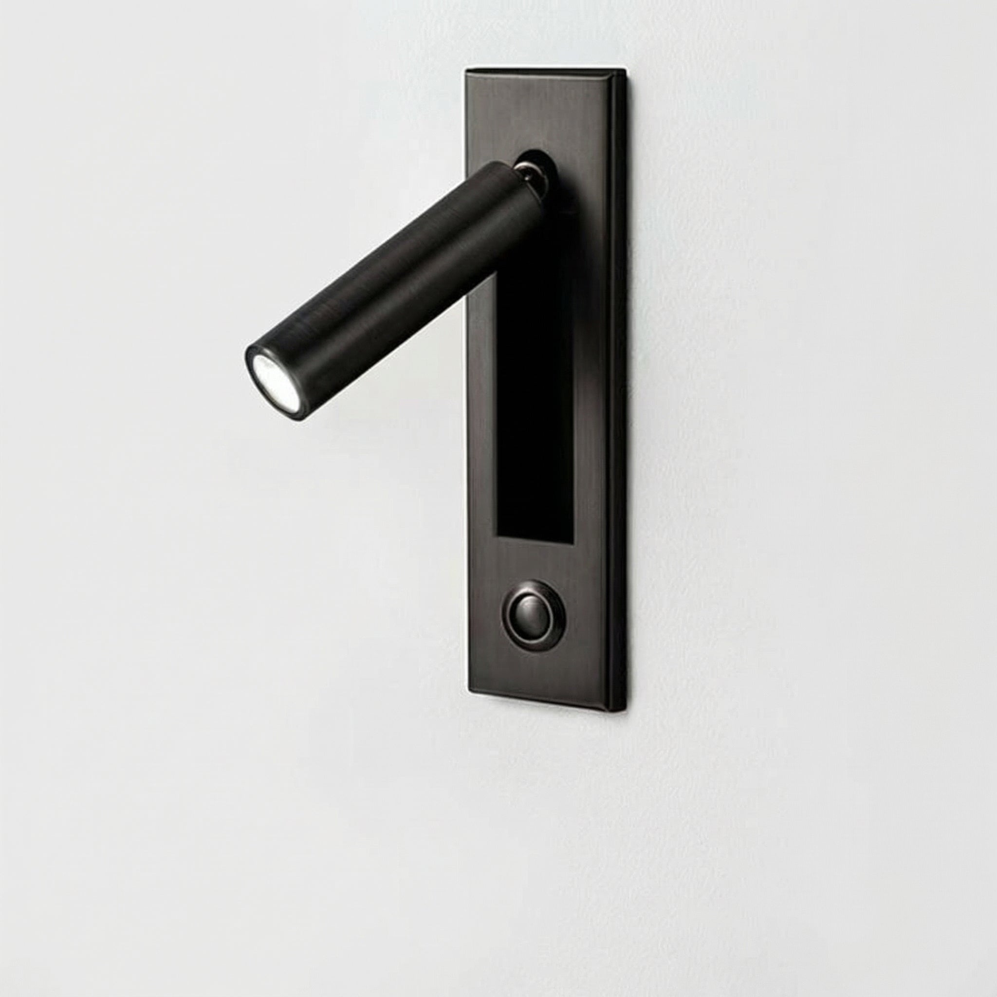 Minimalist LED Reading Wall Lamp with Adjustable Spotlight